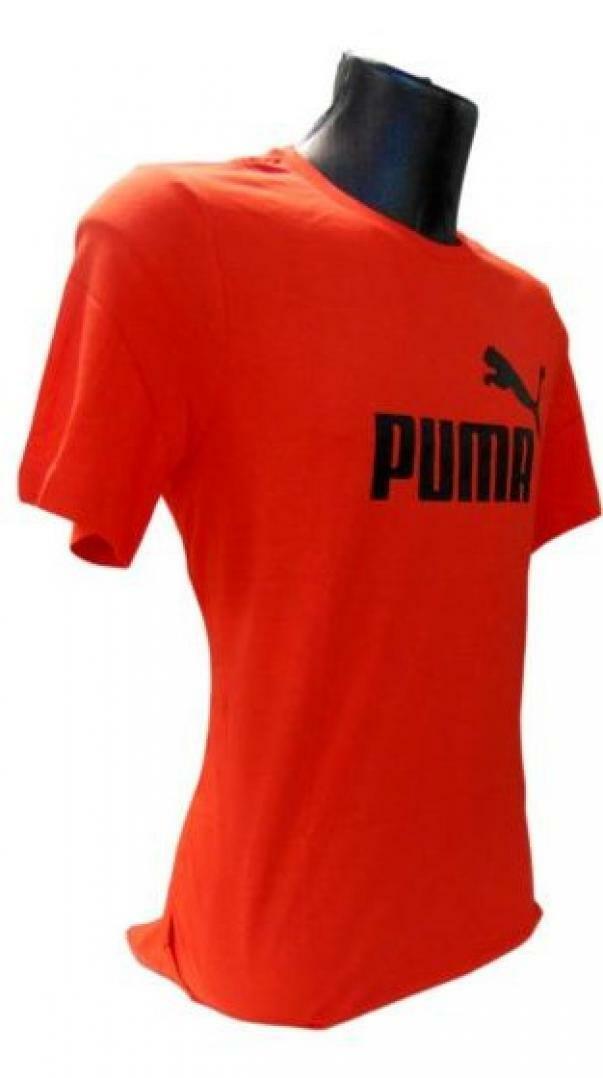 puma t-shirt puma586666 011. da uomo, colore rosso