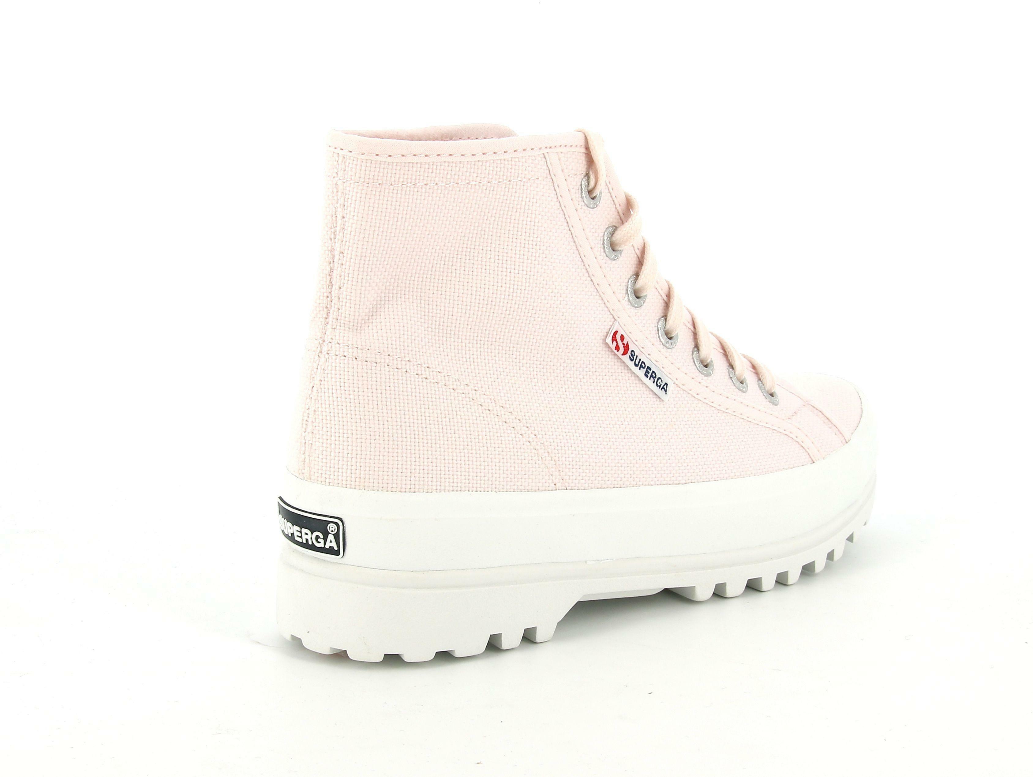 superga sneakers alta platform superga 2341 alpina. da donna, colore rosa