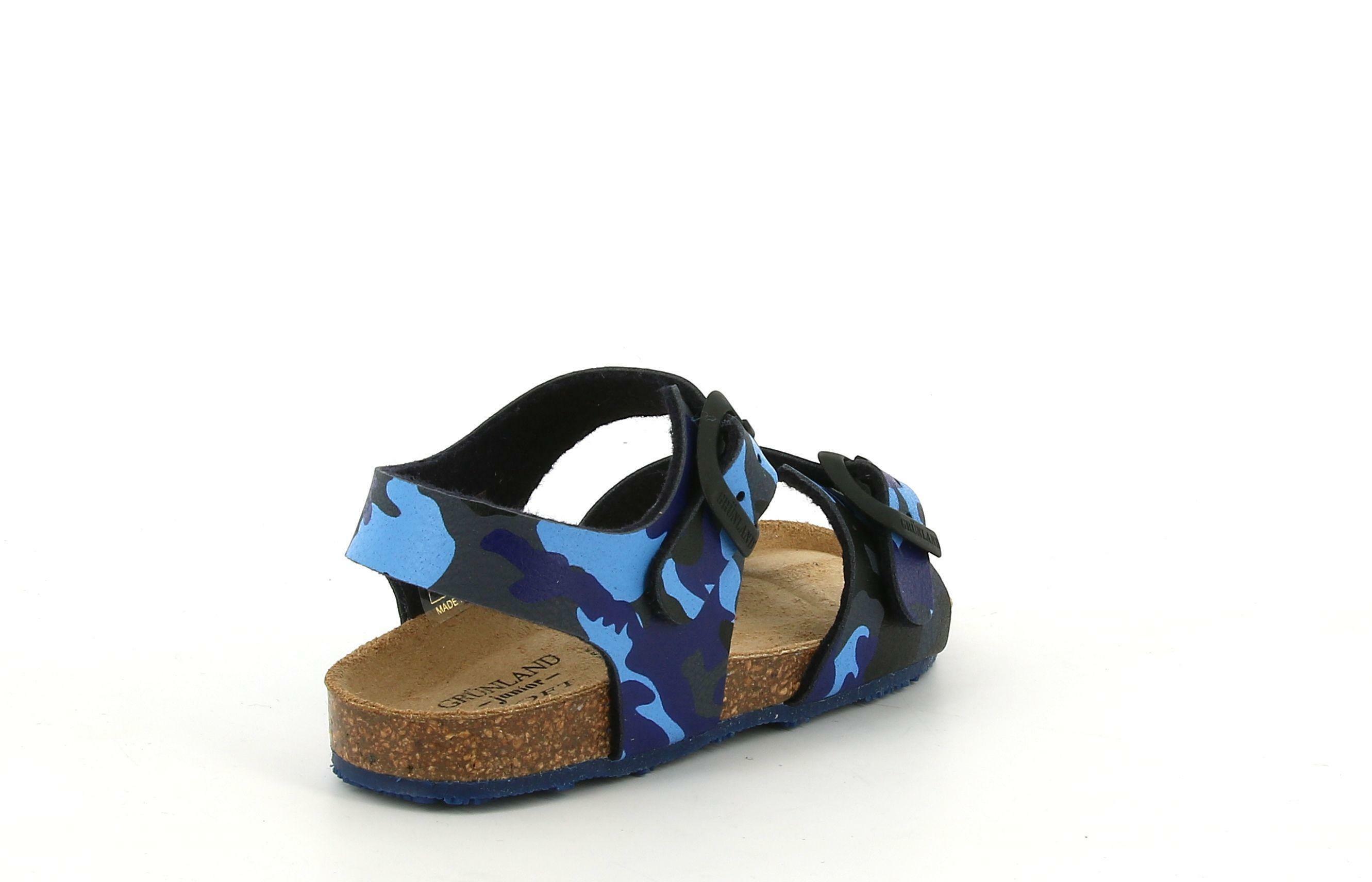 grunland sandalo grunland sb0383 40afre. da bambino, colore blu militare