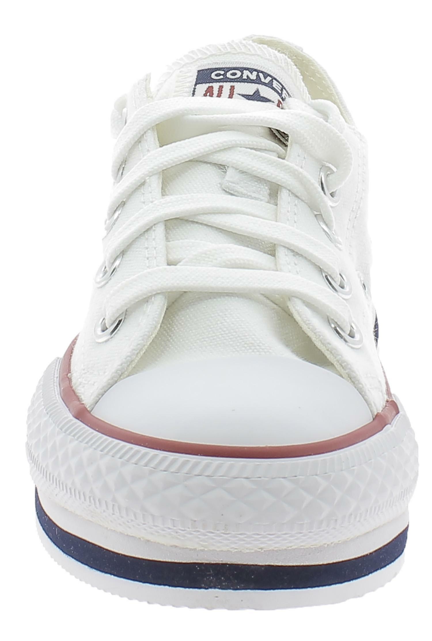 converse sneakers platform converse all star eva ox 668028c. da bambina, colore bianco bianco