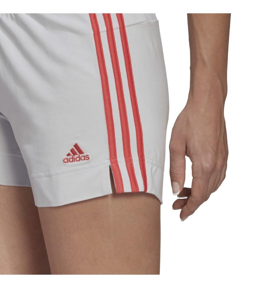 adidas shorts adidas he9360. da donna, colore bianco/rosso