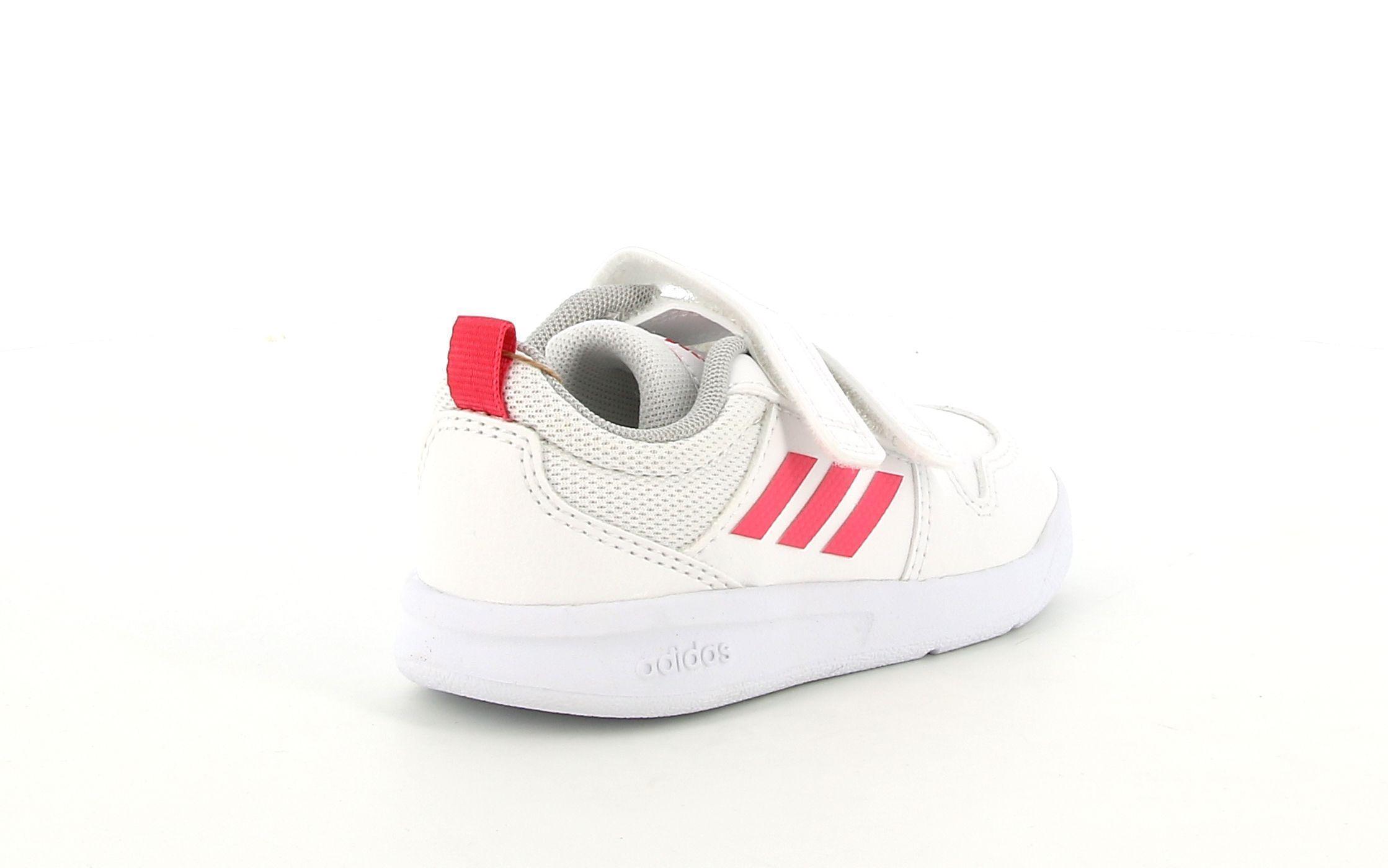 adidas scarpa sportiva adidas tensaur i s24059. da bambina, colore bianco/rosa