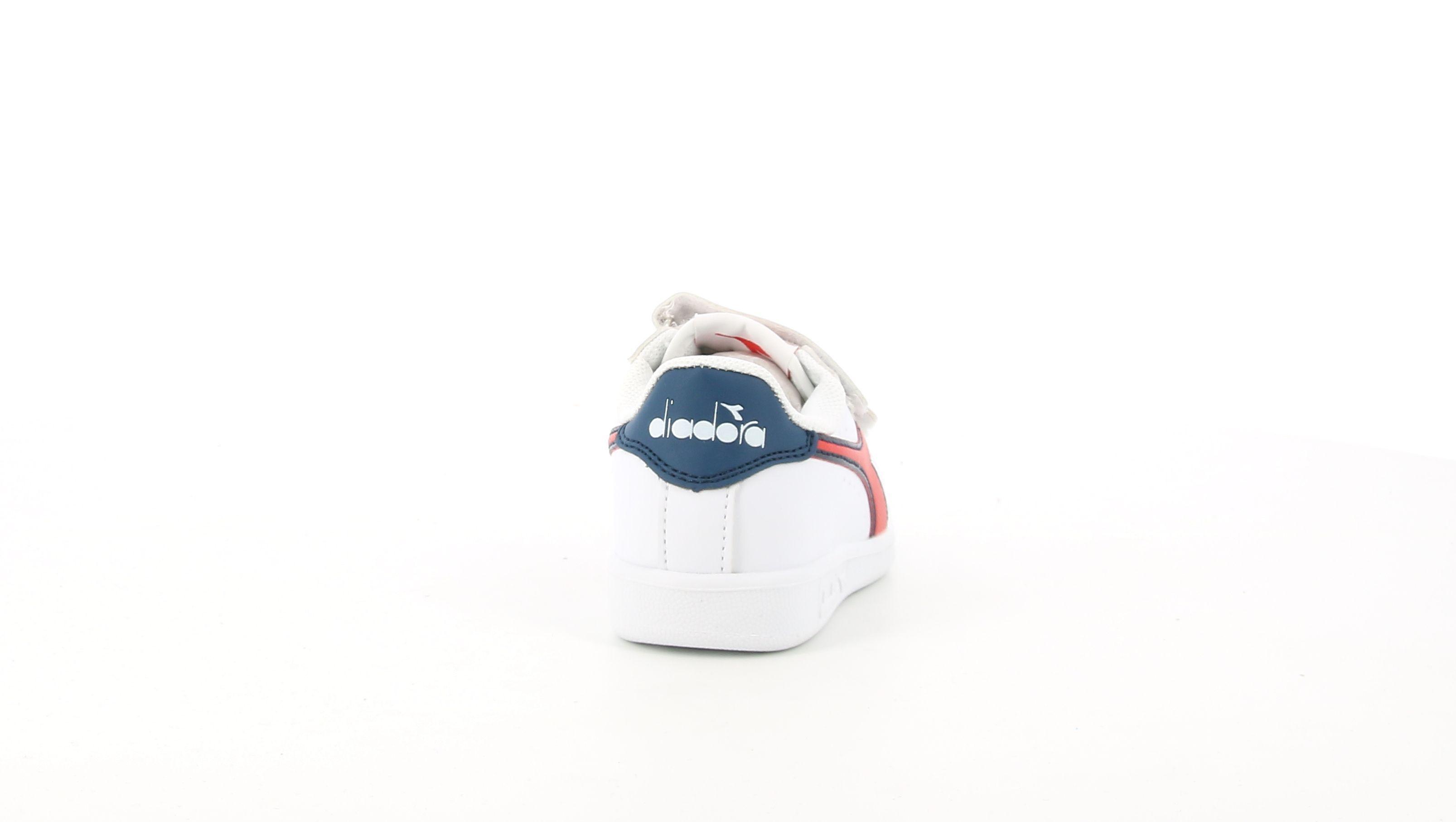 diadora sneakers diadora game p td 173339. da bambino, colore bianco/rosso