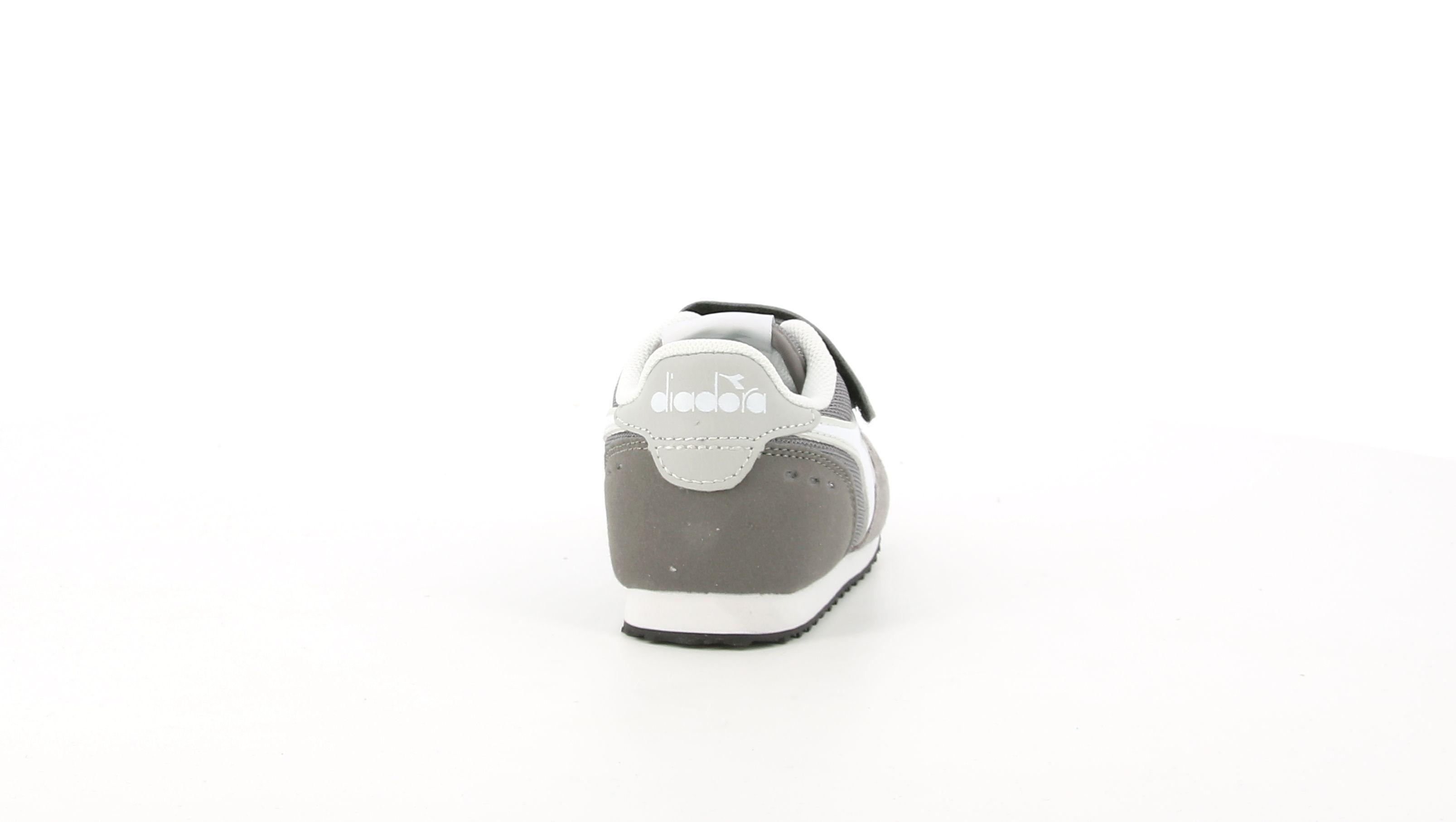 diadora scarpa sportiva simple run td 177901. da bambino, colore grigio acciaio