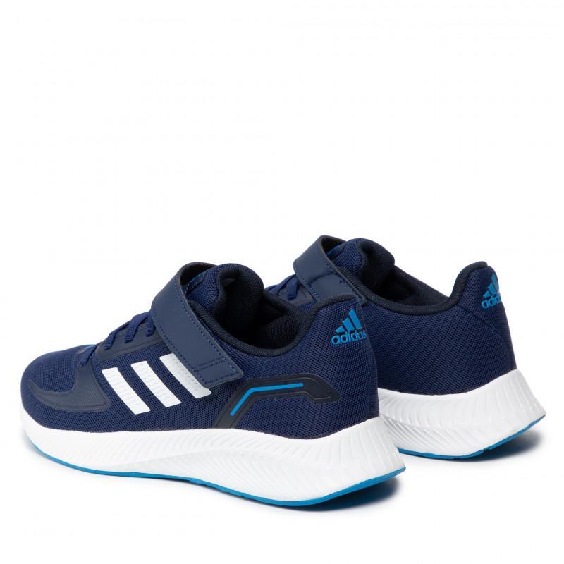 adidas scarpa sportiva runfalcon 2.0 el k gv7750. da bambino, colore blu