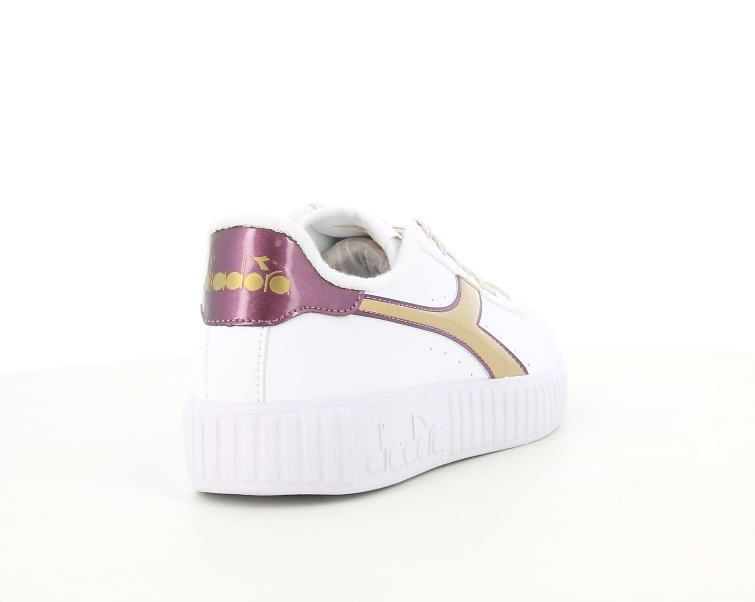 diadora sneakers diadora step p 178335. da donna, colore bianco/viola african