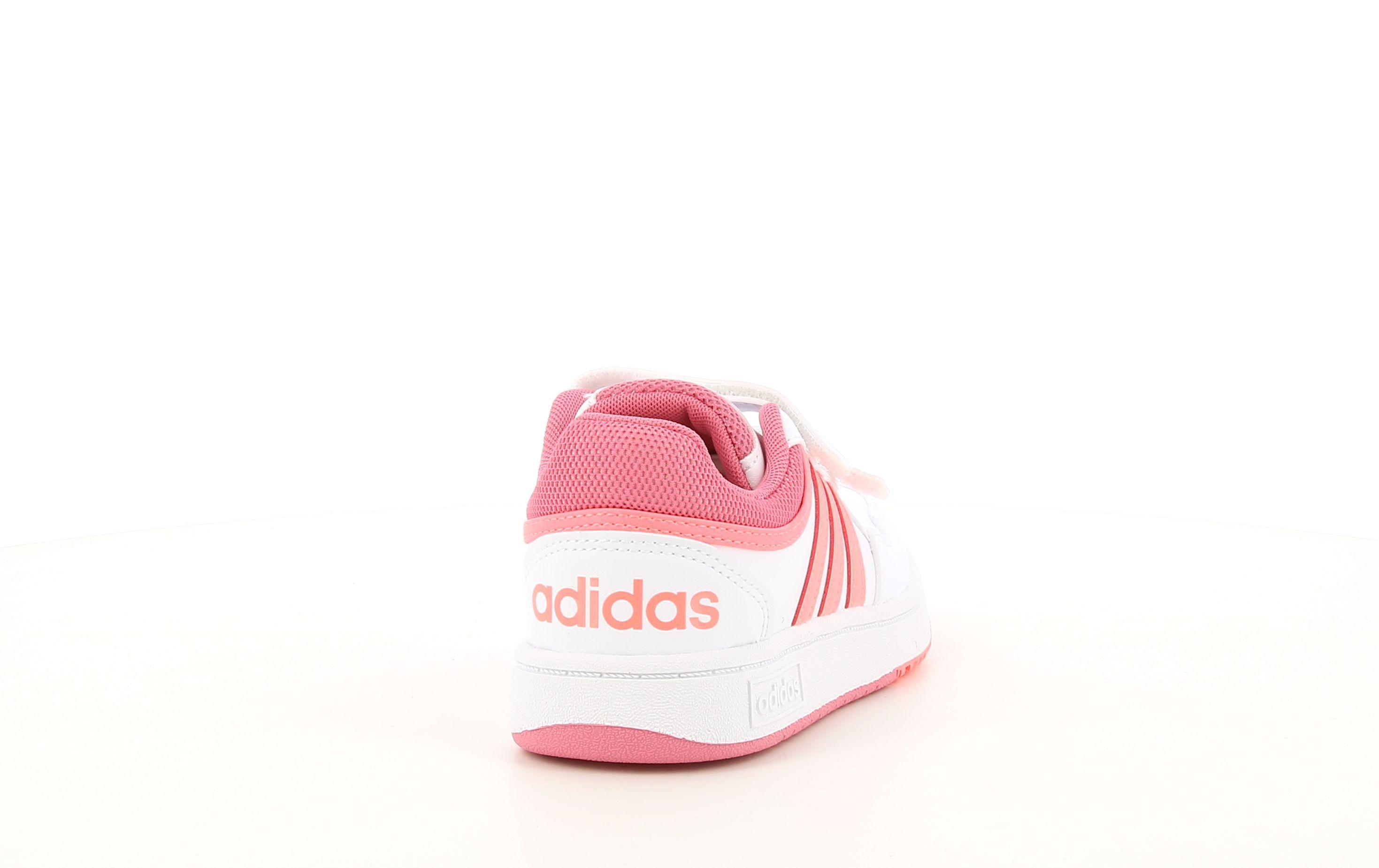 adidas scarpa sportiva adidas hoops 3.0 cf i gw0434. da bambina, colore bianco