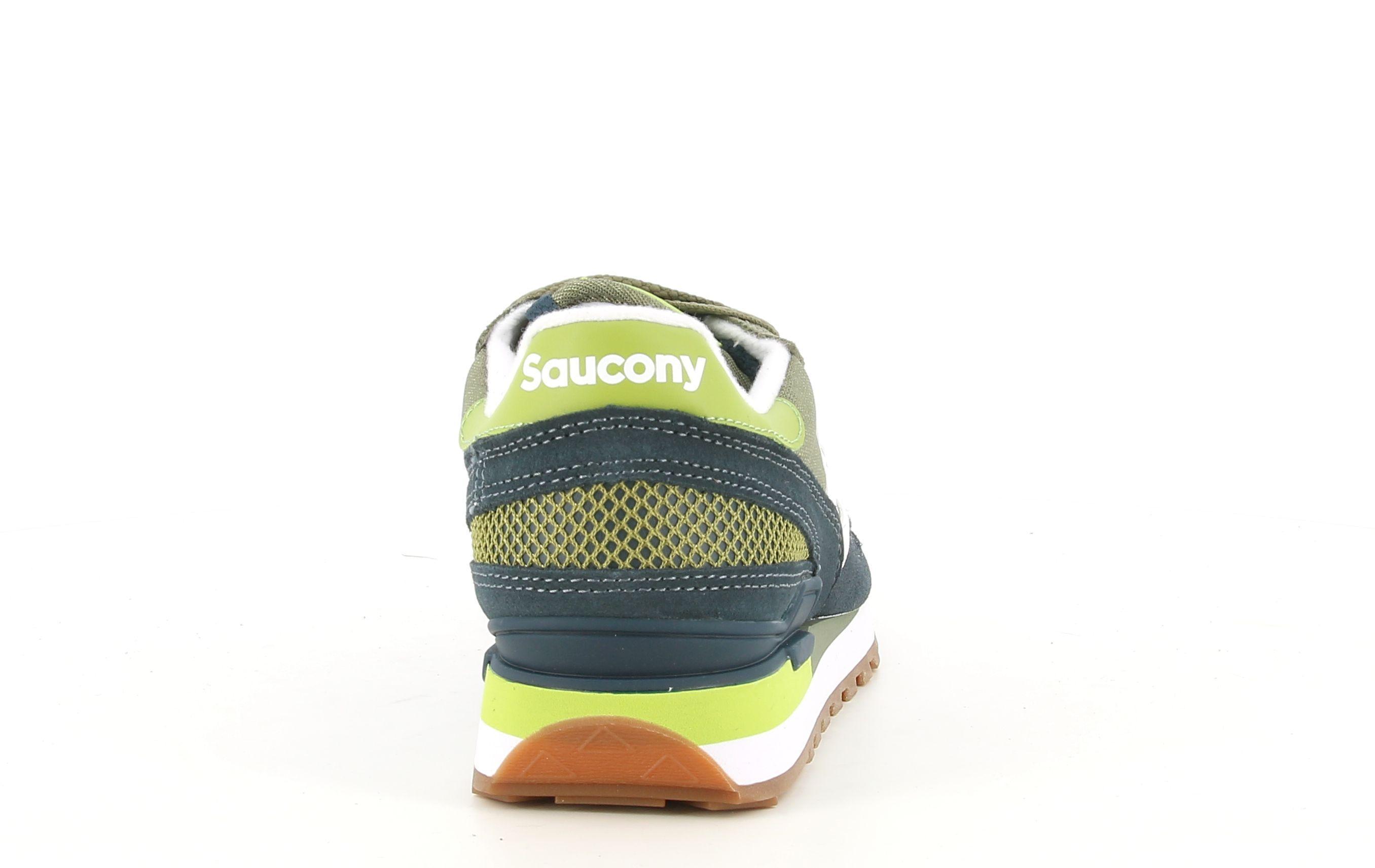 saucony scarpa sportiva saucony shadow original s2108-826. da uomo, colore blu /verde