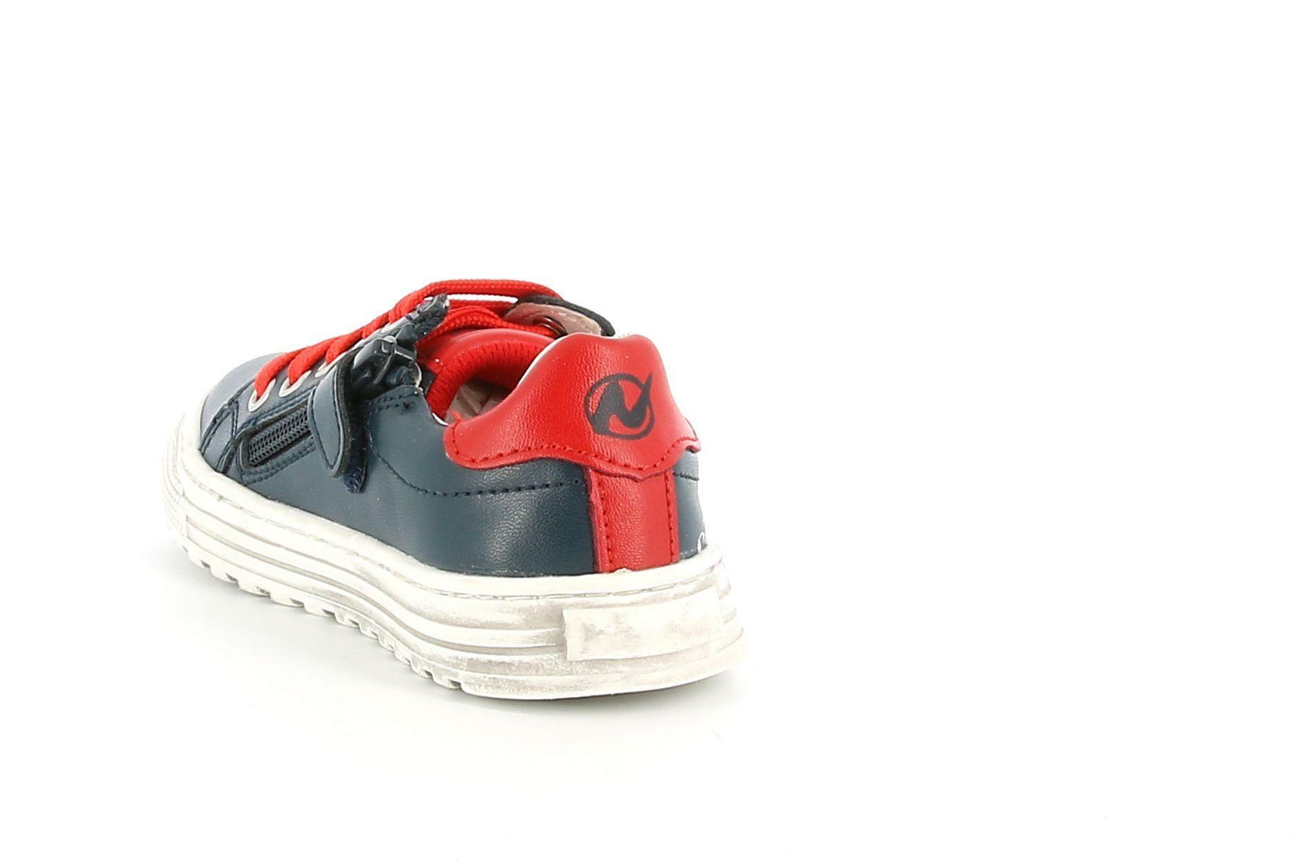 naturino naturino  2015475 01 1c23 blu rosso sneakers bassa bambino