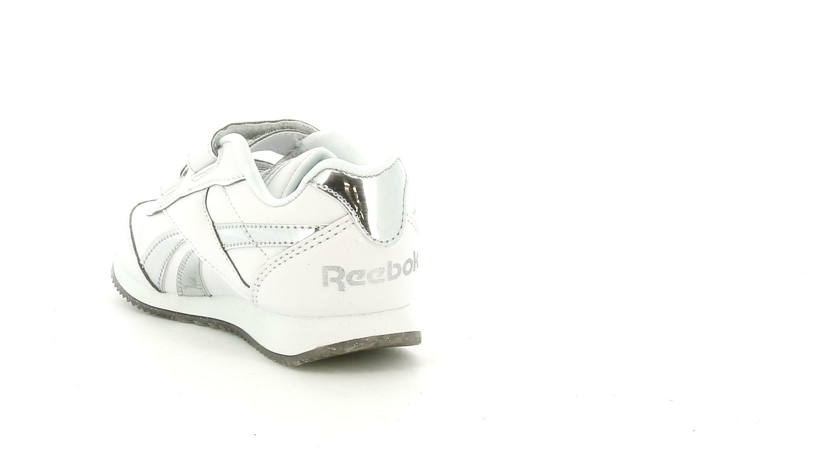 reebok scarpa sportiva reebok royal cljog 2 fv1525. da bambina, colore bianco