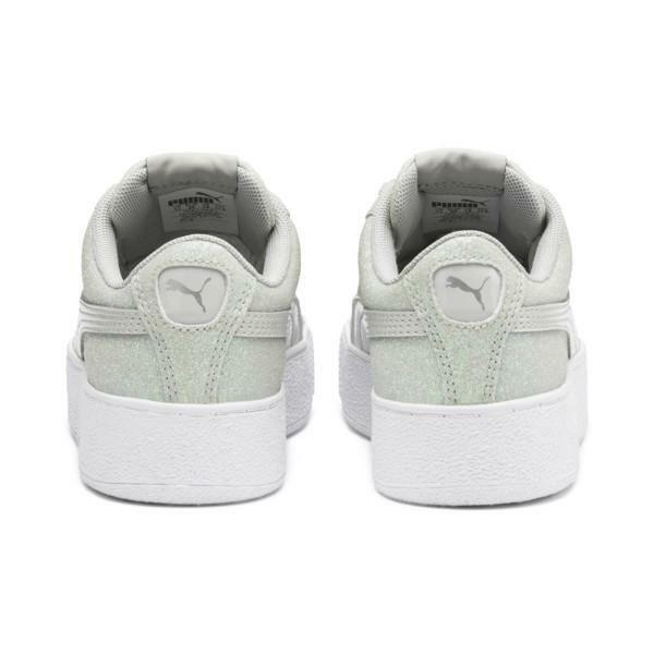 puma sneakers puma vikky platform glitz ps 370171 009. da bambina, colore grigio