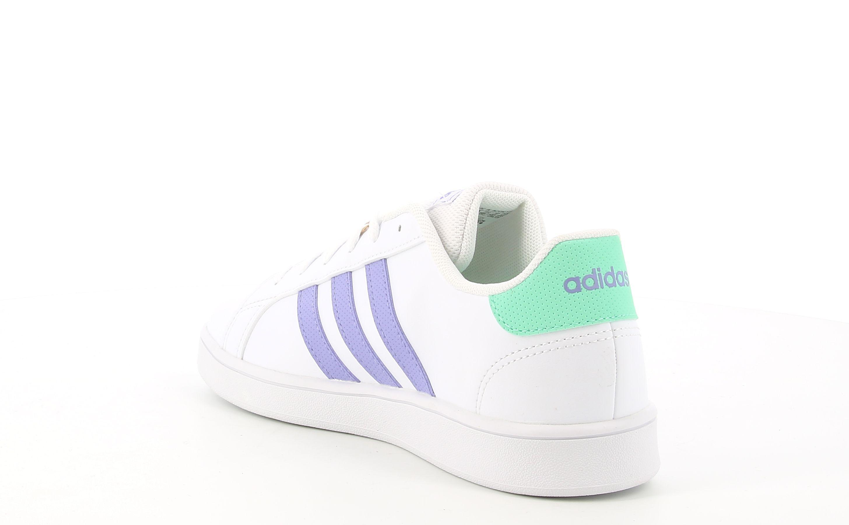 adidas sneakers adidas grand court k gx5775. da ragazza, colore bianco