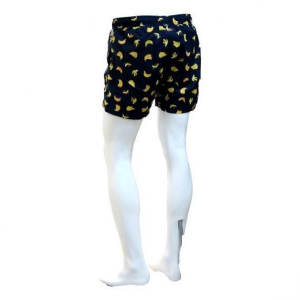 happy socks costume happy socks banana swim shorts 87221mc01. da uomo, colore blu scuro