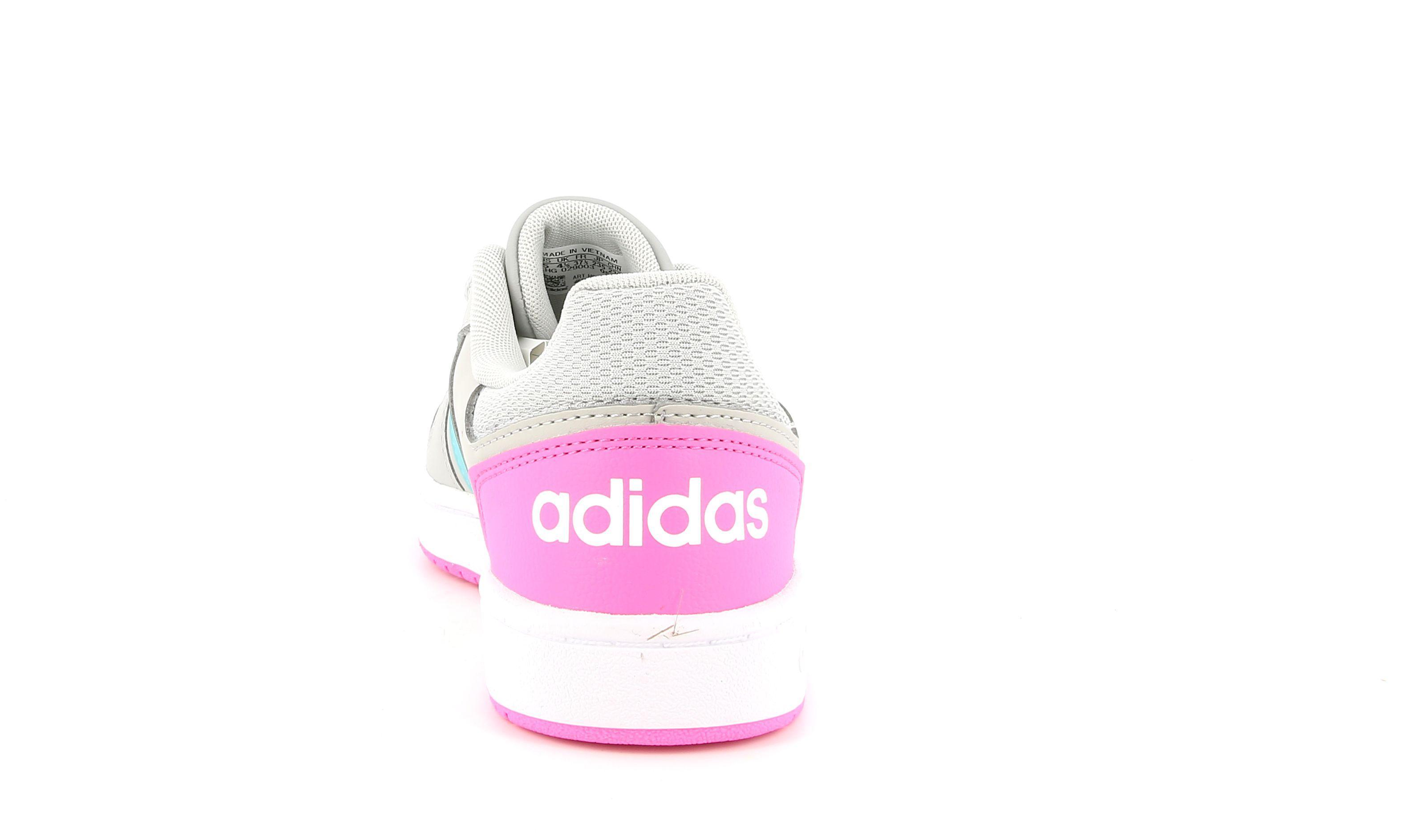 adidas sneakers adidas hoops 2.0 k h01546. da donna, colore grigio