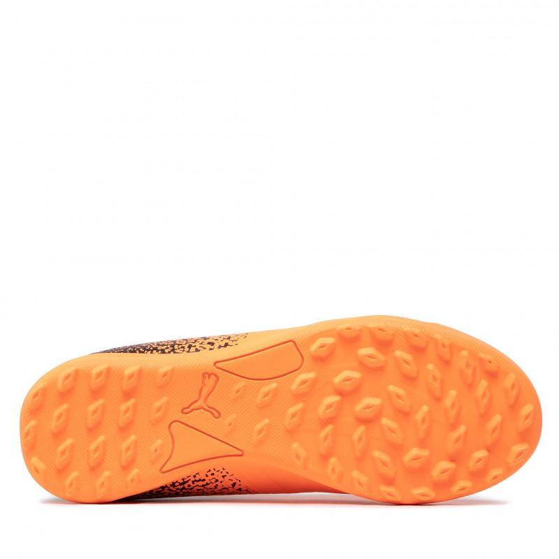 puma scarpa da calcetto puma future z 4.3 tt jr 106780 01. da bambino, colore arancio fluo