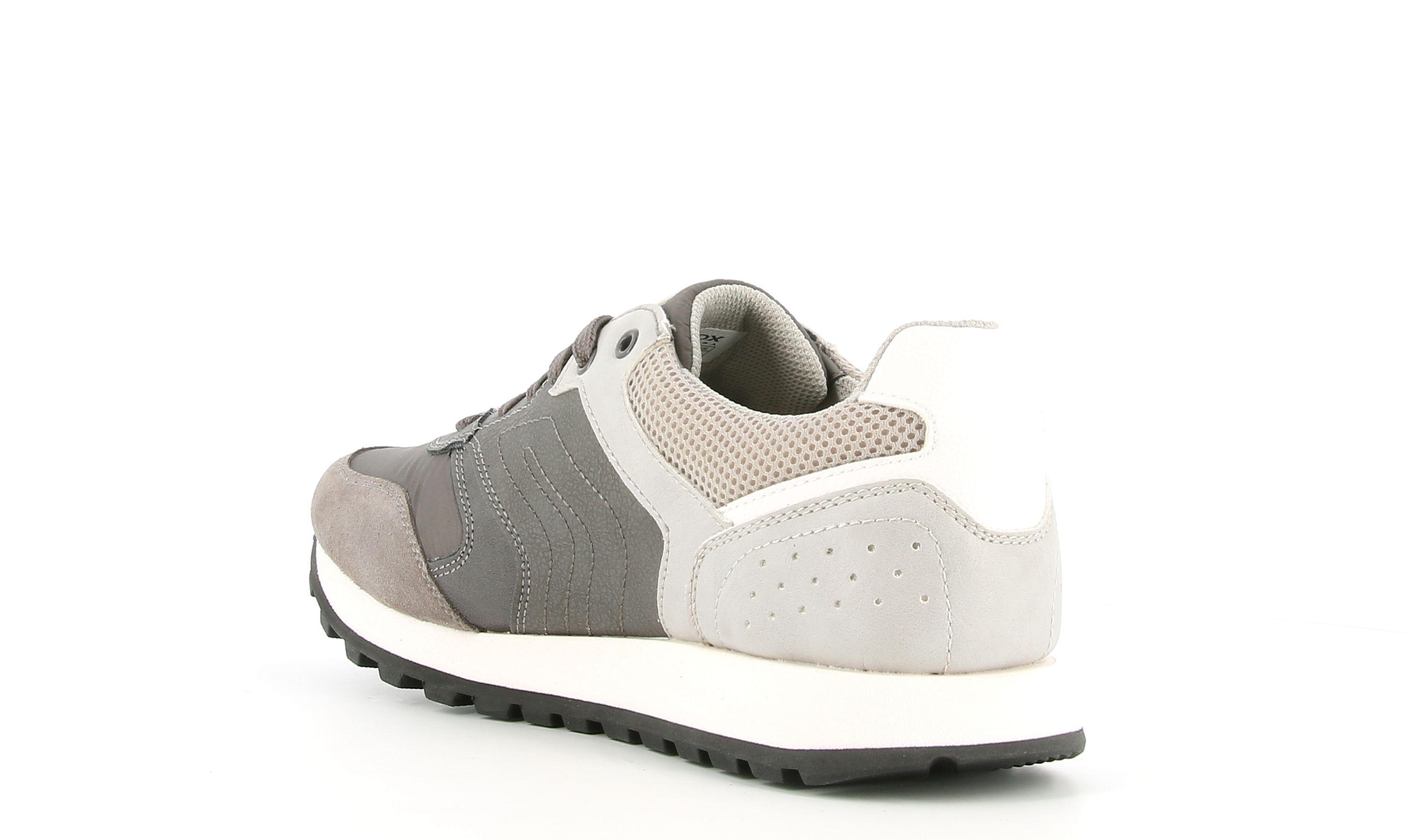 geox scarpa sportiva geox u ponente a u25cpa 0ek14 c1318. da uomo, colore grigio
