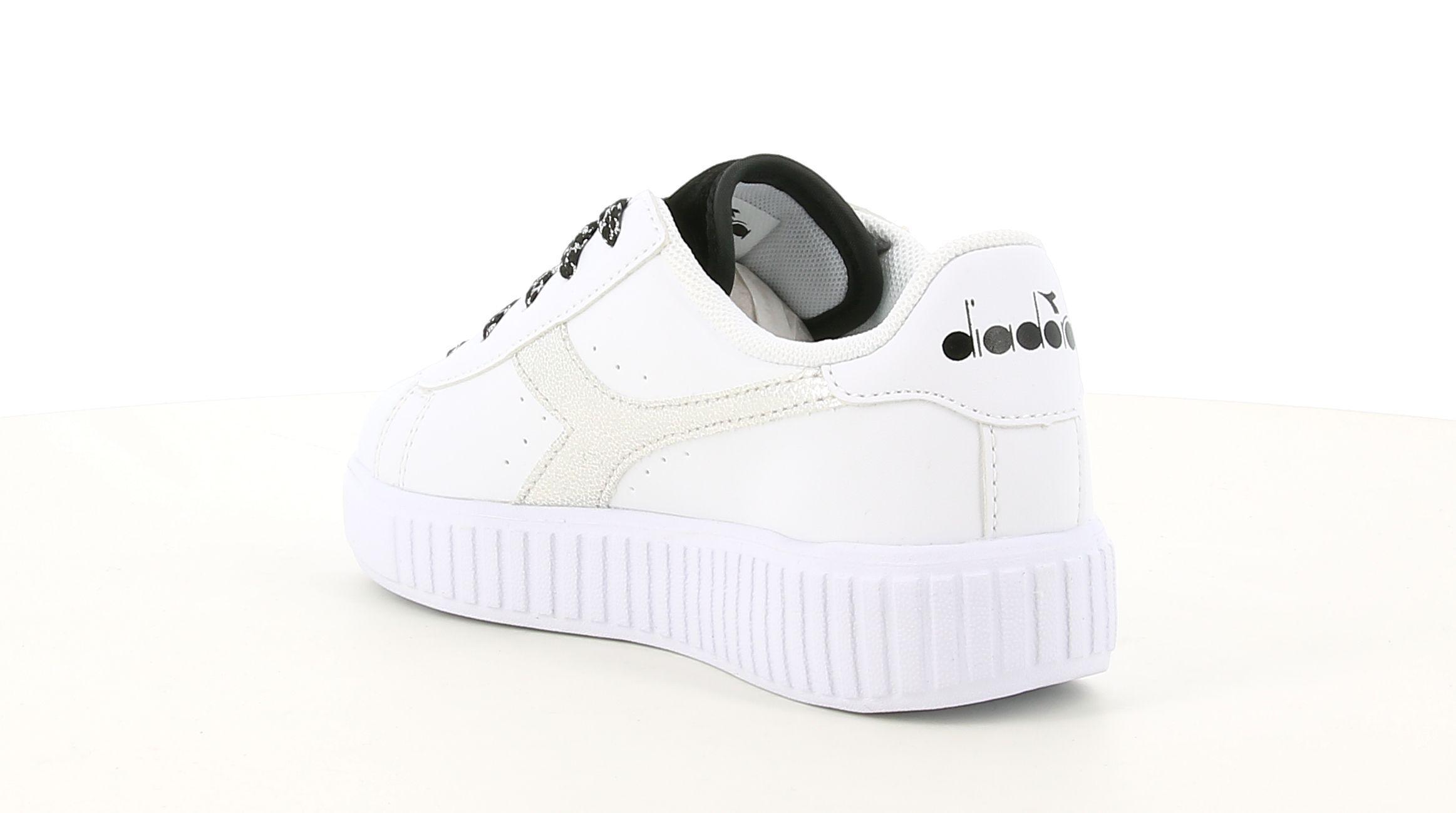 diadora sneakers diadora game step p metallic c. ps 178648. da bambina, colore bianco