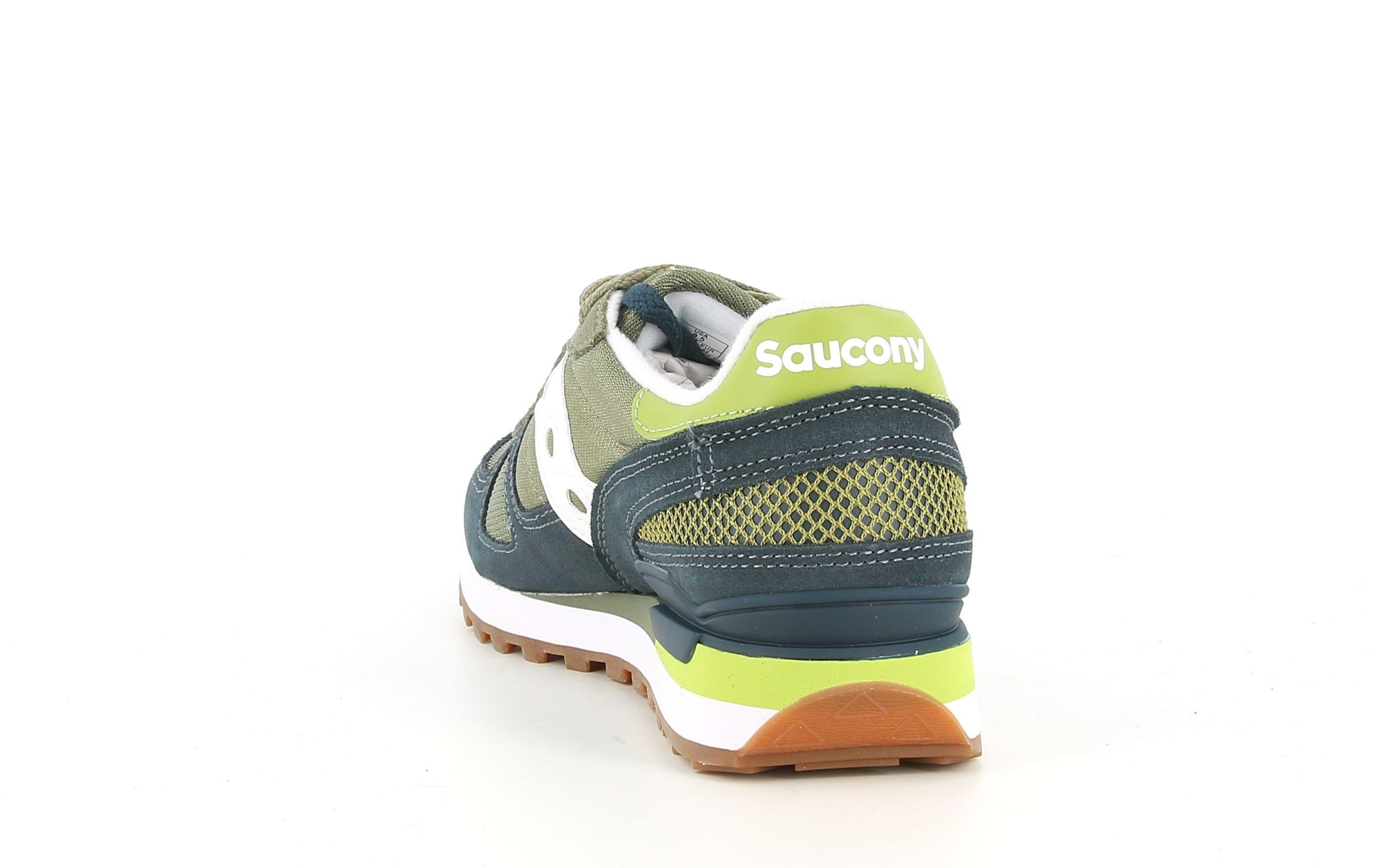 saucony scarpa sportiva saucony shadow original s2108-826. da uomo, colore blu /verde