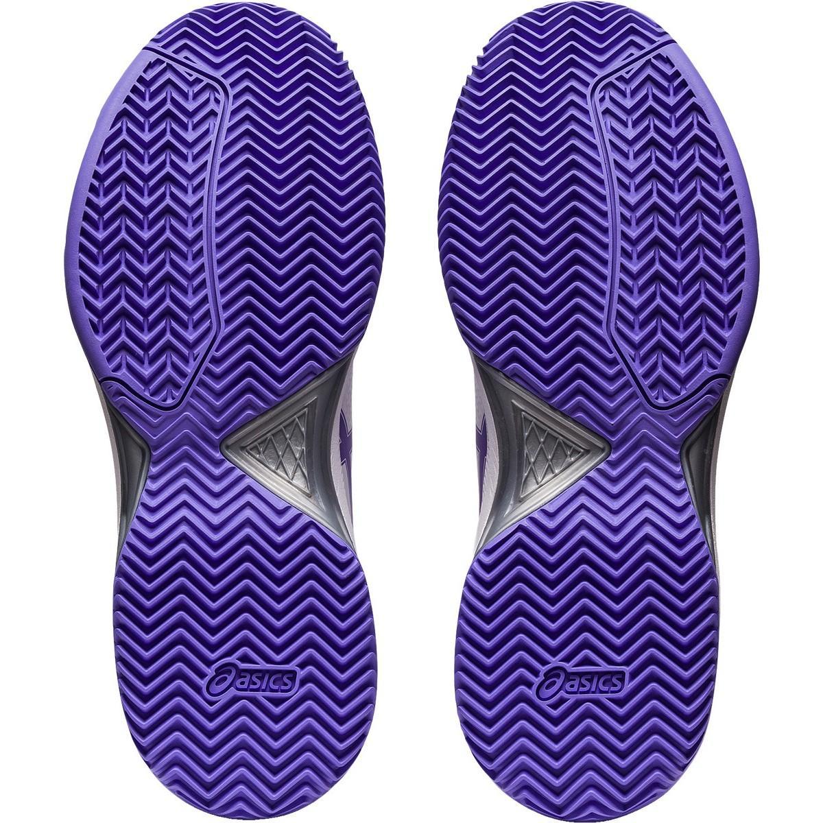 asics scarpa sportiva asics gel-dedicate 7 clay 1042a18.da donna,colore bianco/viola