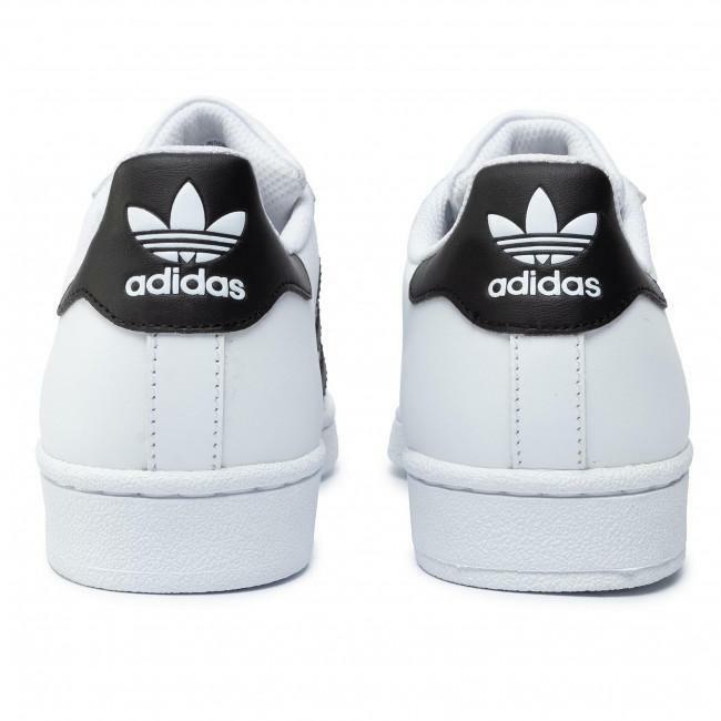adidas superstar j c77154 bambini scarpe universali bianco nero