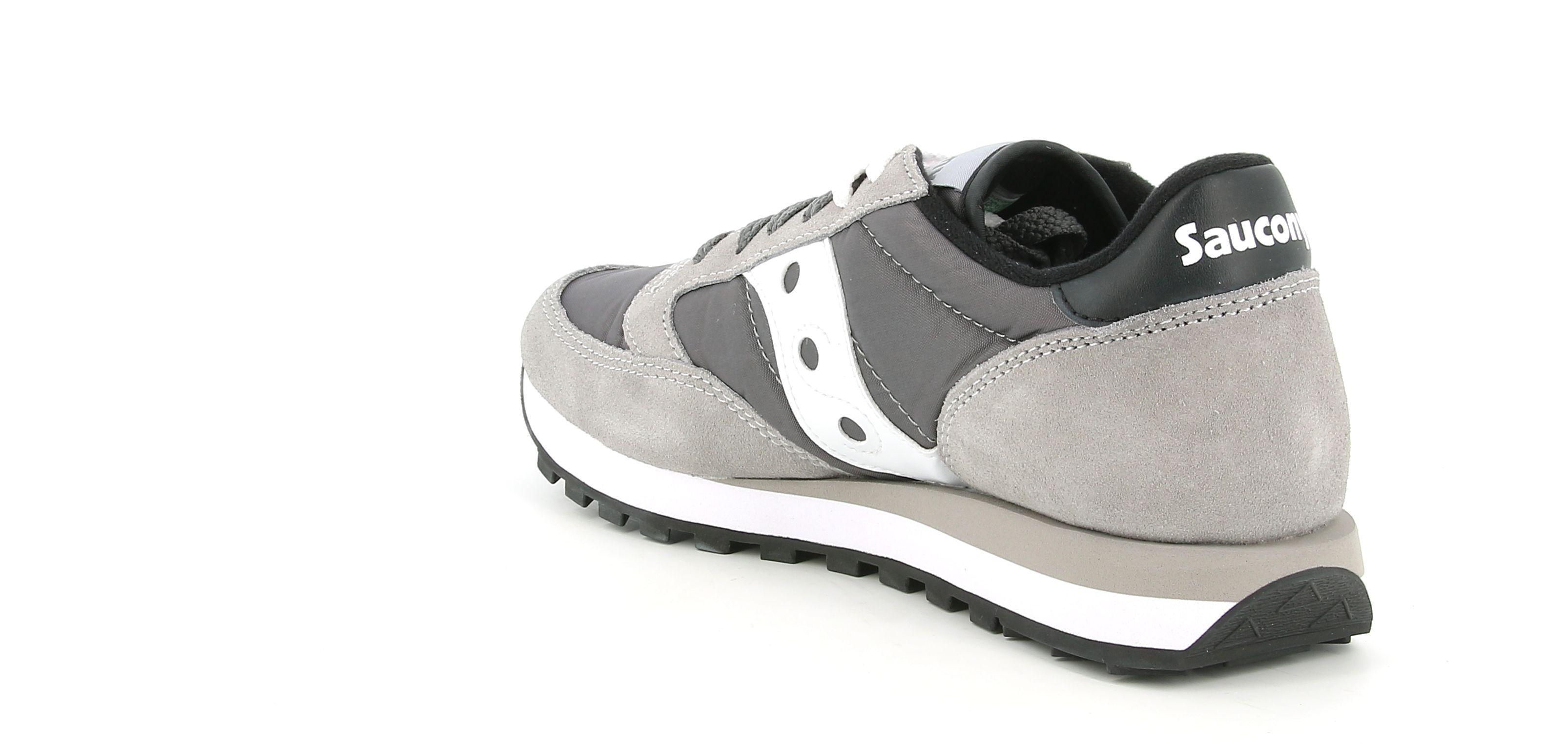 saucony saucony sneakers dk grey/white  s2044-553 grigio