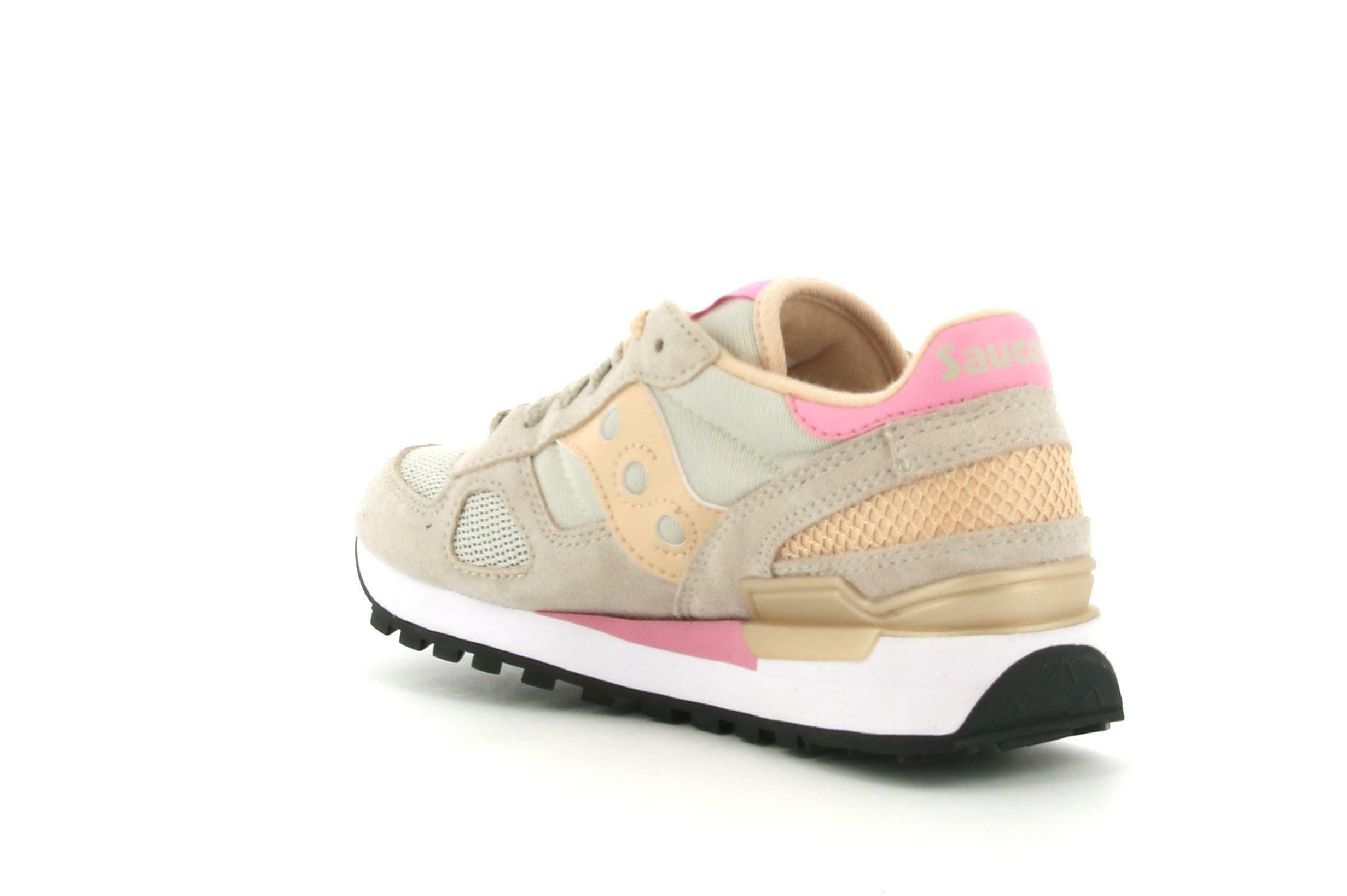 saucony saucony sneakers sportiva s1108-781 bassa da donna rosa