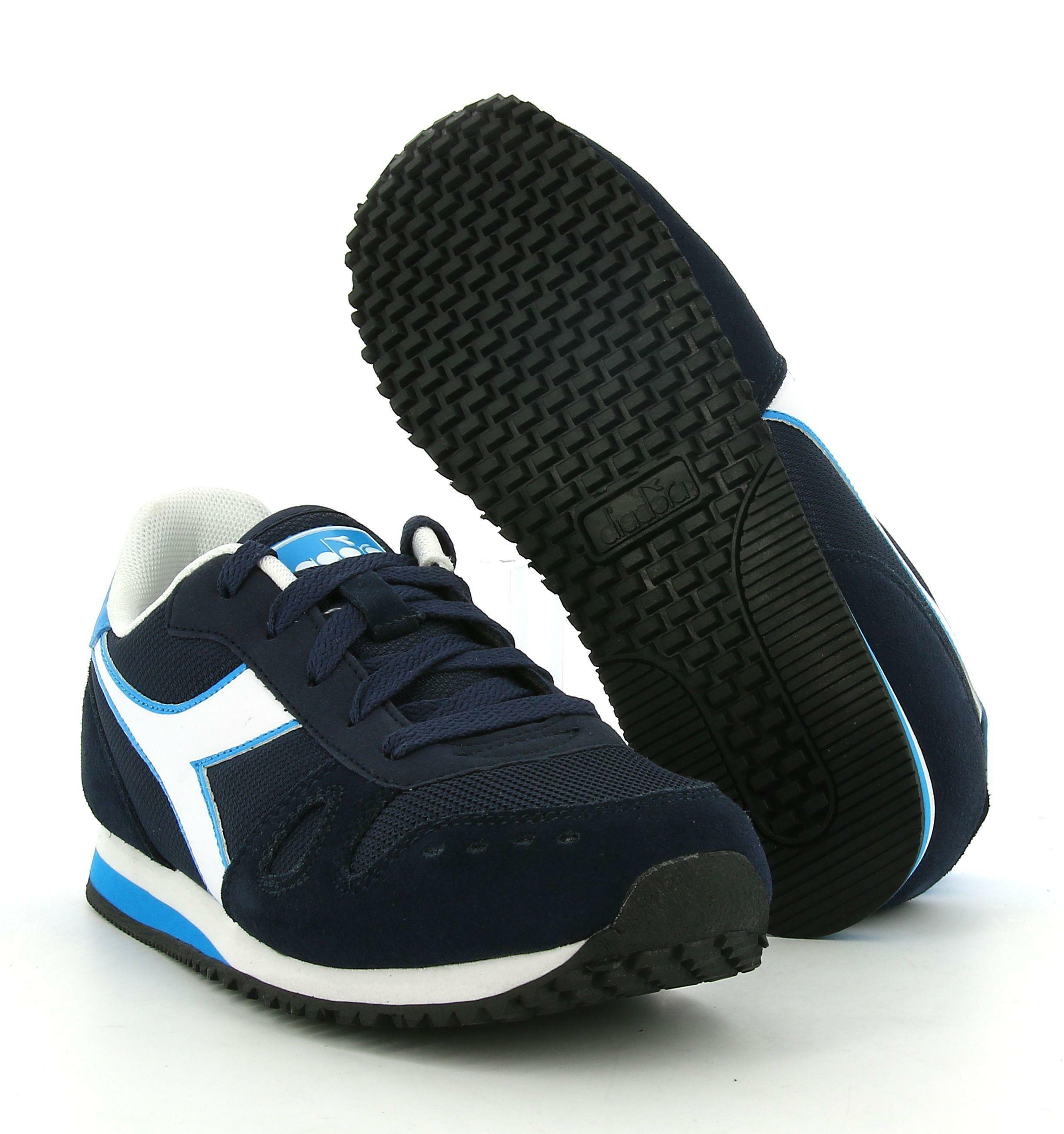 diadora diadora simple run gs 174382 scarpe sportive da bambino blu