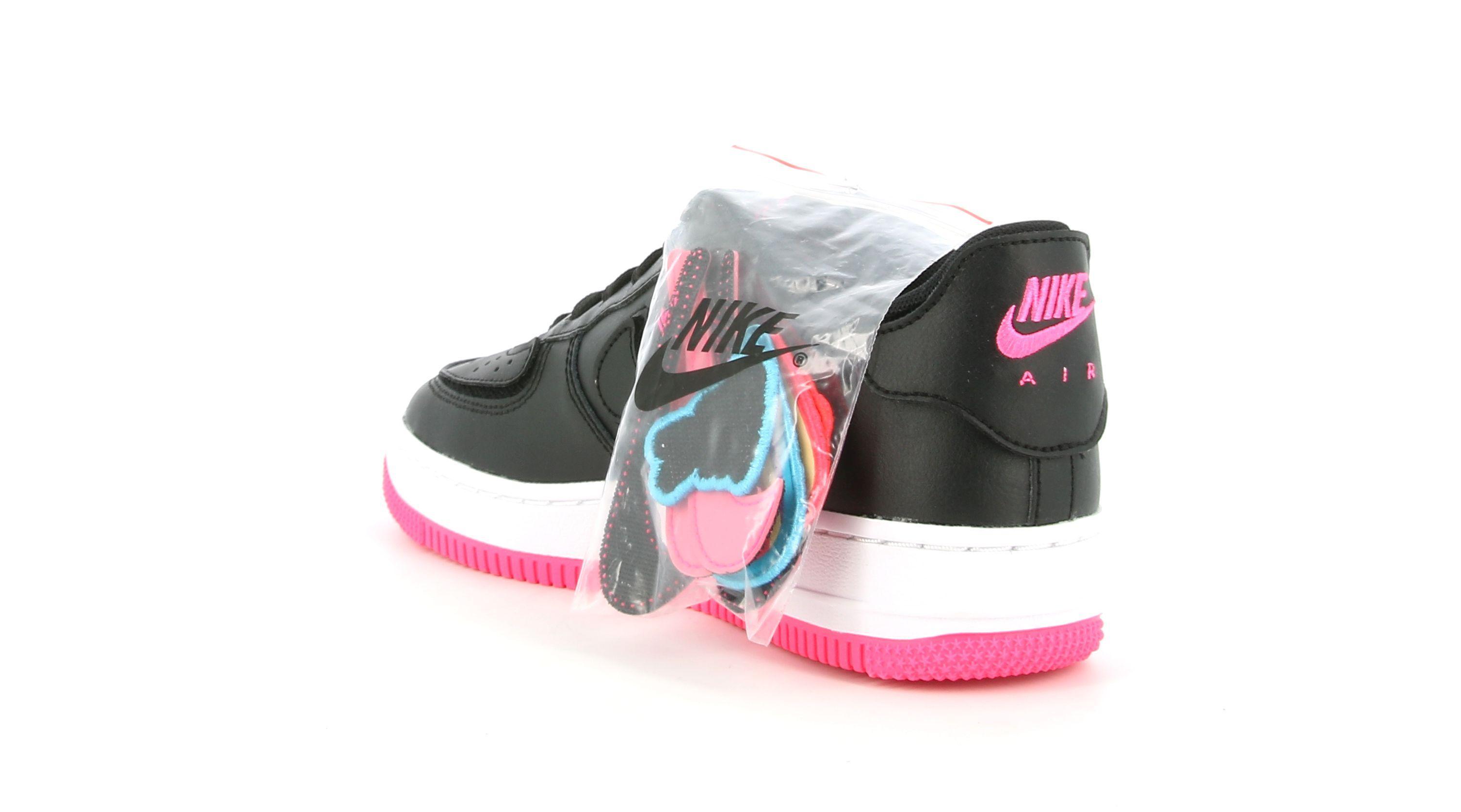 nike sneakers nike air force 1  db4545 005. da donna/ragazza. colore nero/rosa