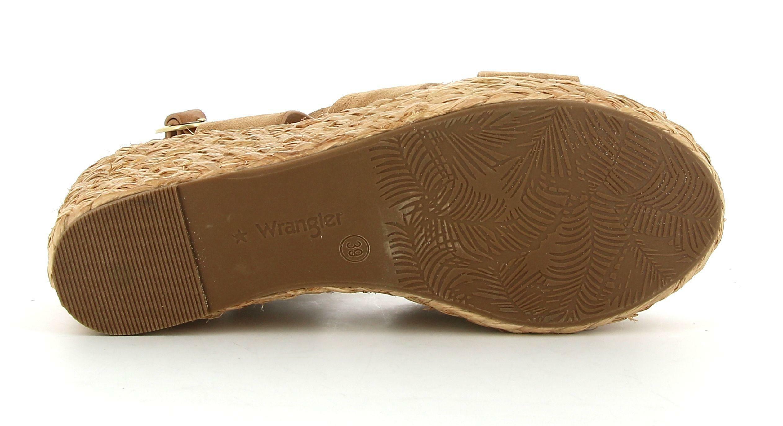 wrangler sandalo platform wrangler wl11640a. da donna, colore beige