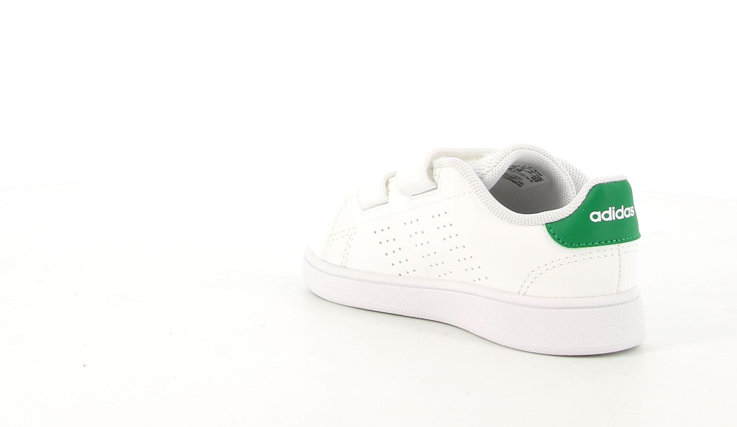 adidas sneakers adidas advantage ef0301. unisex bambino, colore bianco