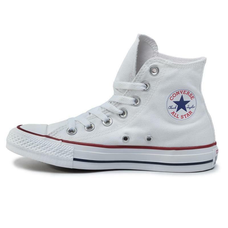 converse sneakers alta converse all star hi 7j253c. unisex bambino, colore bianco